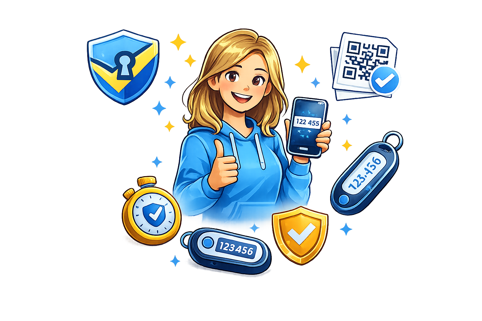 BlueGuard token illustration